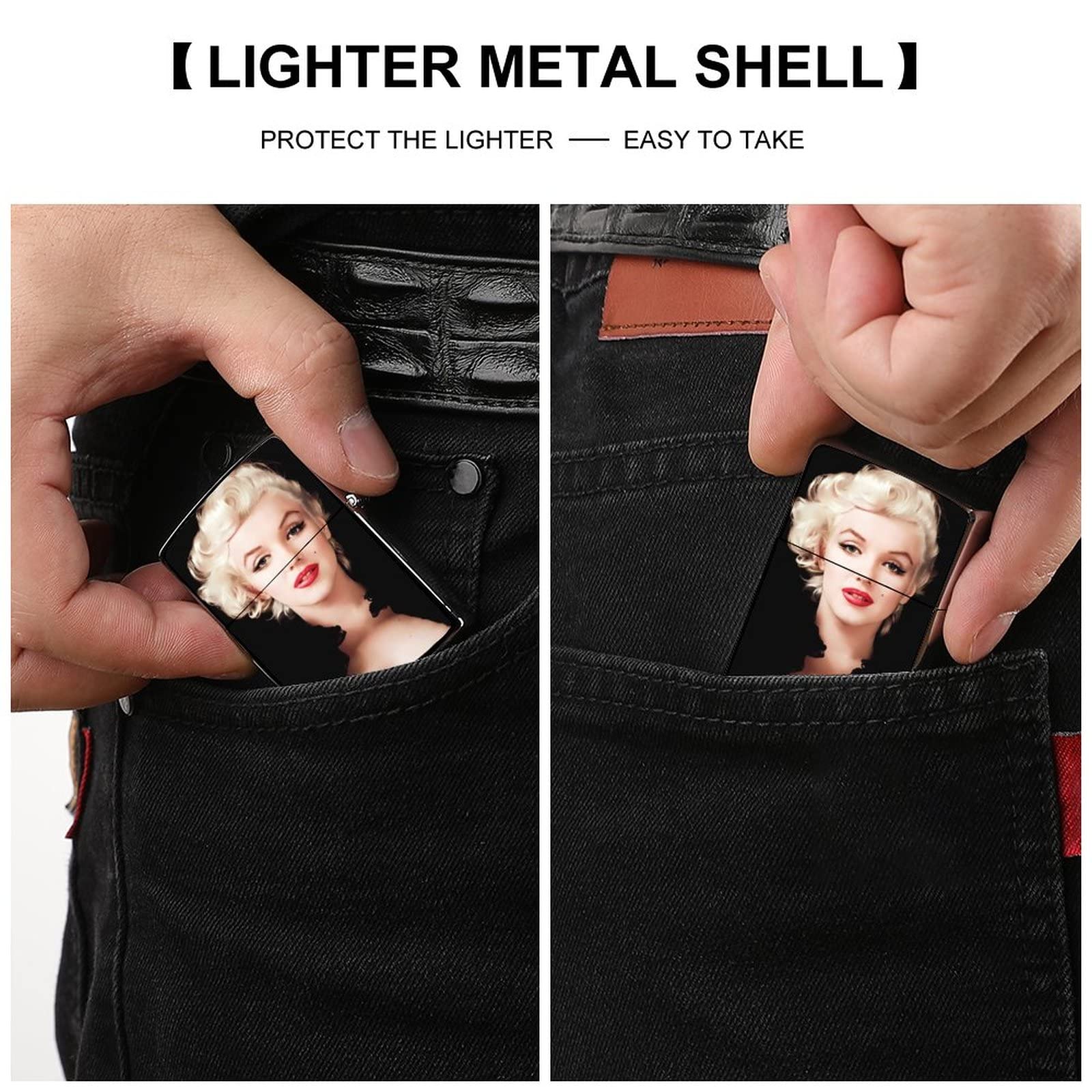 Amazon.co.jp: マリリンモンロー アーマー ZIPPO軽量 登山 キャンプ